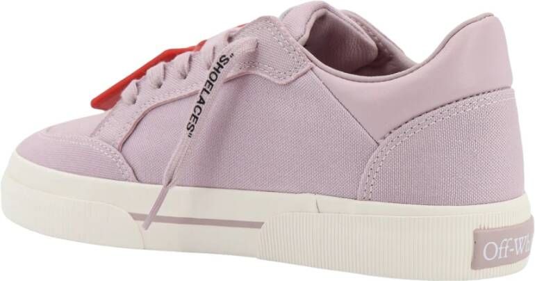 Off White Sneakers Purple Dames