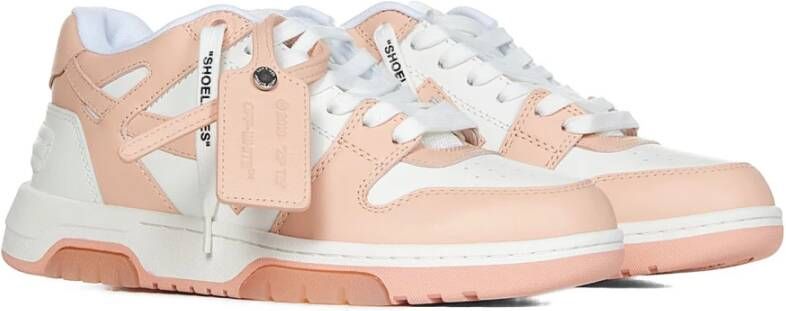 Off White Sneakers Roze Dames