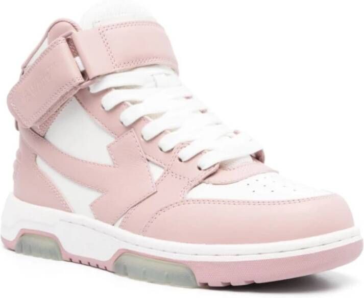 Off White Sneakers Roze Dames