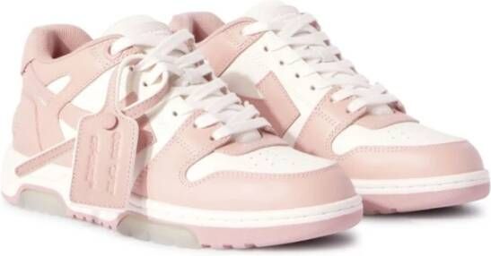 Off White Sneakers Roze Dames