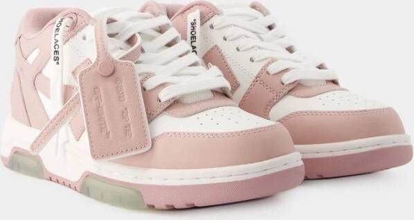 Off White Sneakers Roze Dames