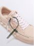 Off White Canvas Lage Vulcanized Roze Sneakers Pink Dames - Thumbnail 8