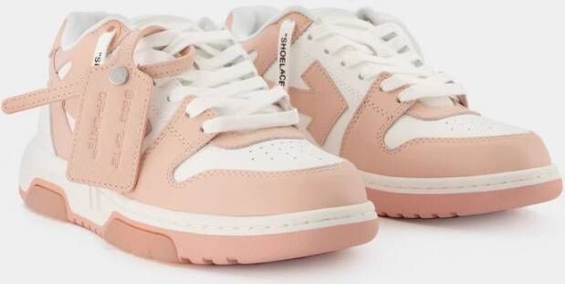 Off White Sneakers Roze Dames