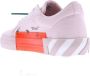 Off White Canvas Lage Vulcanized Roze Sneakers Pink Dames - Thumbnail 4