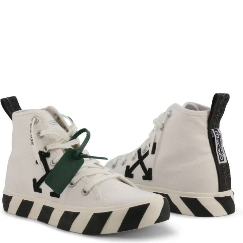Off-White Vulcanized mid-top sneakers Wit - Foto 4