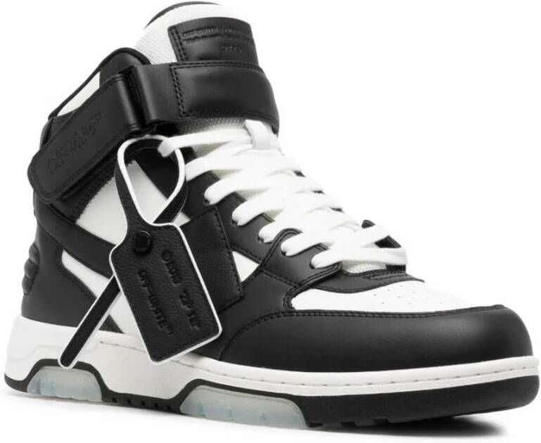 Off White Sneakers Zwart Heren