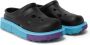 Off White Zwarte Rubberen Slippers met Geperforeerd Detail Black Heren - Thumbnail 4