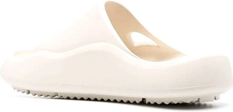 Off White Stijlvolle Ciabatta Schoenen voor Mannen Beige Heren