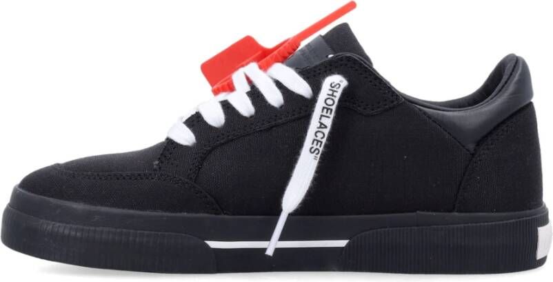 Off White Stijlvolle Lage Vulcanized Sneakers Black Heren
