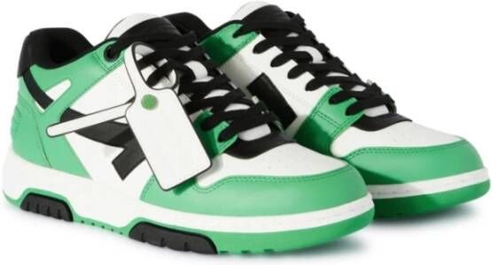 Off White Stijlvolle Sneakers Green Heren