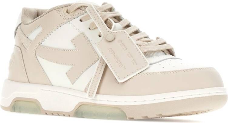 Off White Stijlvolle Sneakers voor Trendy Outfits Beige Heren