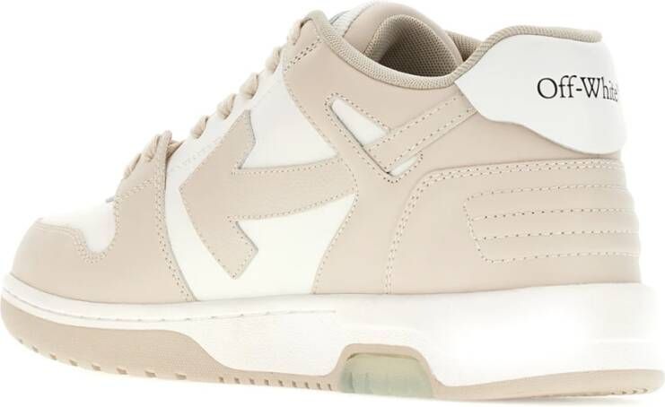 Off White Stijlvolle Sneakers voor Trendy Outfits Beige Heren