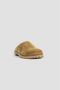 Off White Suede Mules Notched Rubber Sole Beige Dames - Thumbnail 3