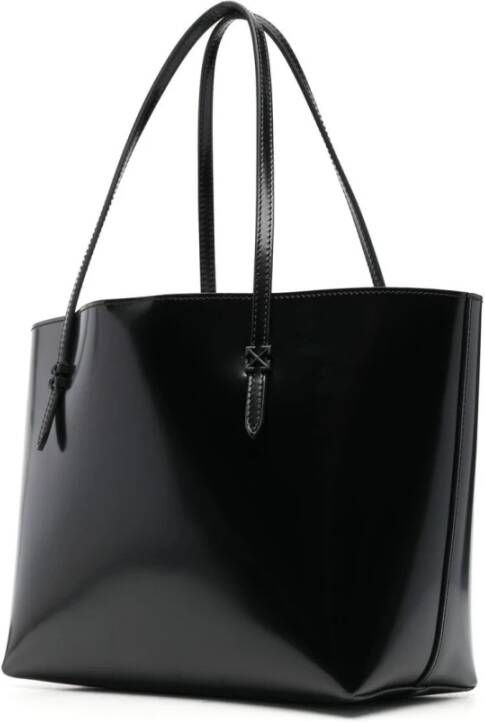 Off White Tas met slogan-print