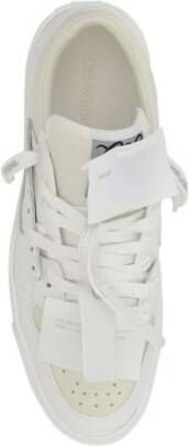Off White Urban Low-Top Leren Sneakers White Heren