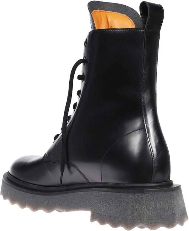 Off White Veterschoenen van leer