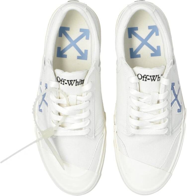 Off White Vulcanized Sneakers