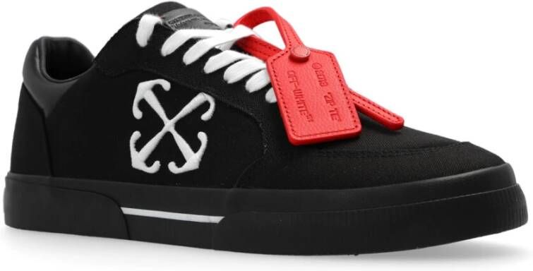 Off White Vulcanized Sneakers Black Heren