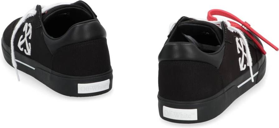 Off White Vulcanized Sneakers Black Heren