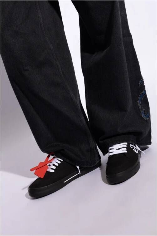 Off White Vulcanized Sneakers Black Heren