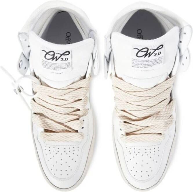 Off White Witte Handtekening Sneaker White Heren