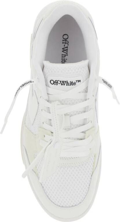 Off White Witte lage sneakers met pijl motief