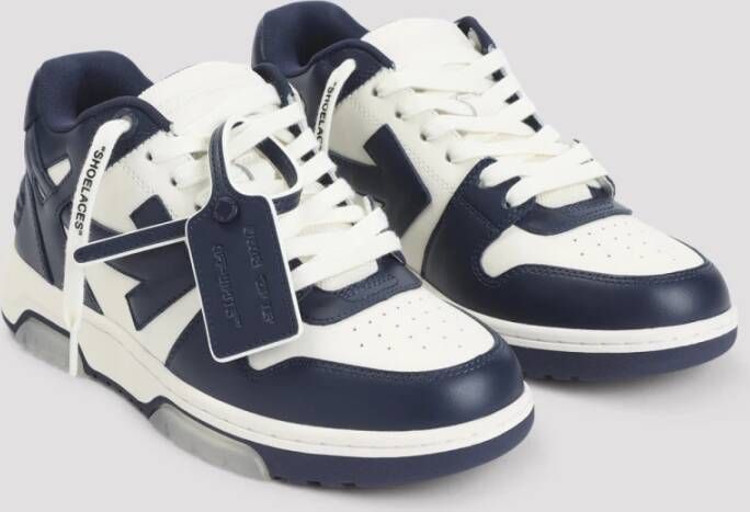 Off White Witte Leren Sneakers Aw25 Stijl