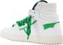 Off White Witte Leren Sneakers met Bicolor Veters White Heren - Thumbnail 3