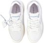Off White Witte Leren Sneakers met Blauwe Accenten White Dames - Thumbnail 3