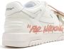Off White Witte Slim Sneakers met Roze Accents Multicolor Dames - Thumbnail 3