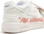 Off White Witte Slim Sneakers met Roze Accents Multicolor Dames - Thumbnail 4