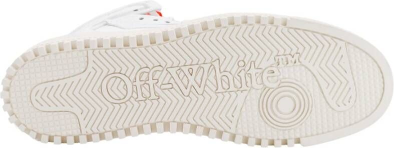 Off White Witte Sneakers met Pijllogo White Heren