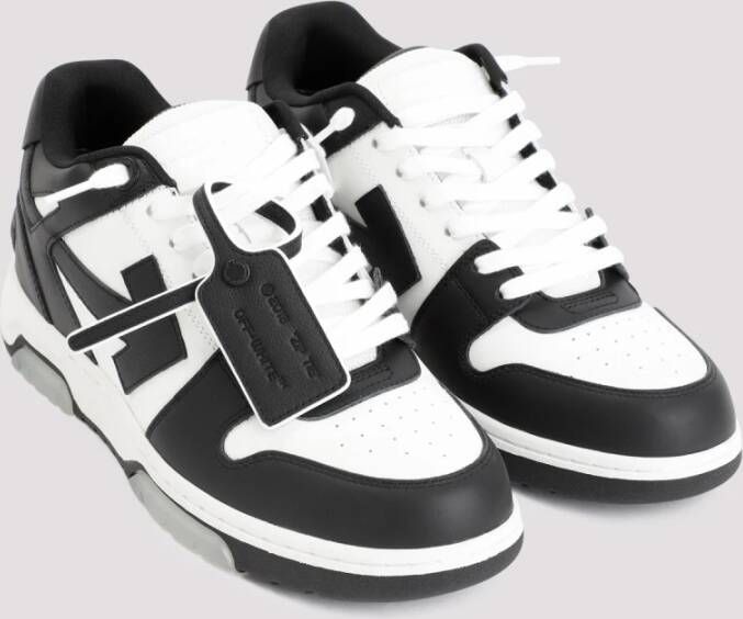 Off White Witte Leren Sneakers met Handtekeningpijlen White Heren