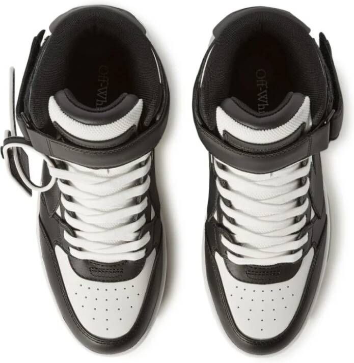 Off White Witte Sneakers met Verstelbare Band White Schoenen