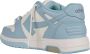 Off White Witte Sneakers Verhoog Stijl Luxe Mix Blue Dames - Thumbnail 8