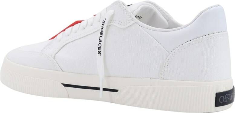 Off White Witte Sneakers Veters Rits White Heren