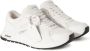 Off White Witte Leren Sneakers met Mesh Panelen White Dames - Thumbnail 8