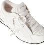 Off White Witte Leren Sneakers met Mesh Panelen White Dames - Thumbnail 11