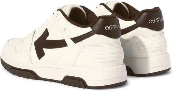 Off White Witte Vetersneaker met Logolabel