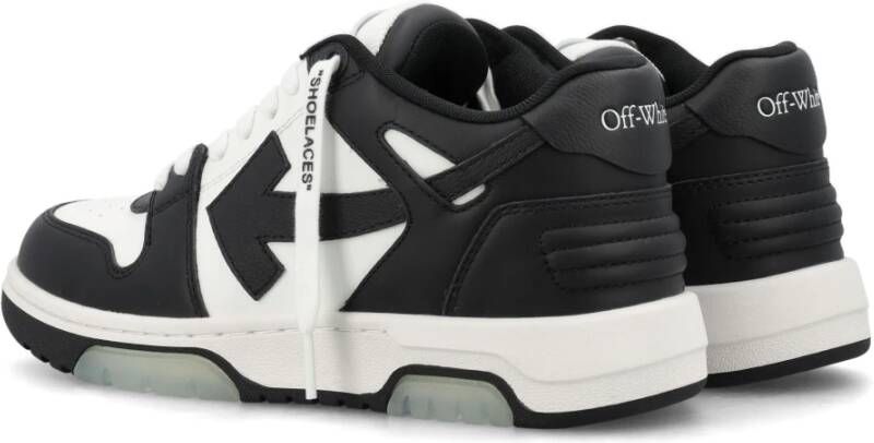 Off White Zwarte Pijlen Veterschoenen Black Heren