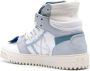 Off White Witte Blauwe Kalfsleren Sneaker Multicolor Heren - Thumbnail 3