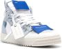 Off White Witte Blauwe Kalfsleren Sneaker Multicolor Heren - Thumbnail 4