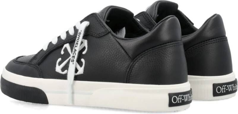 Off White Zwart Wit Lage Sneakers Black Heren