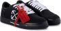 Off White Zwarte Canvas Pijl Geborduurde Sneakers Black Heren - Thumbnail 5