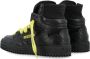 Off White Zwarte Gele High Top Sneakers Black Heren - Thumbnail 4