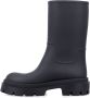 Off White Zwarte Gesloten Regenlaarzen Black Dames - Thumbnail 3