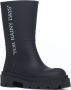 Off White Zwarte Sneakers met Slogan Print Black Dames - Thumbnail 7