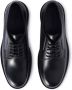 Off White Zwarte leren Derby schoenen met ronde neus - Thumbnail 2