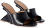 Off-White Jug leren sandalen met sleehak Zwart - Thumbnail 5