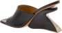 Off-White Jug leren sandalen met sleehak Zwart - Thumbnail 8